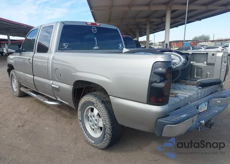 2001 Chevrolet Silverado 1500 Ls из США, поврежденный, VIN 2GCEK19T711284963